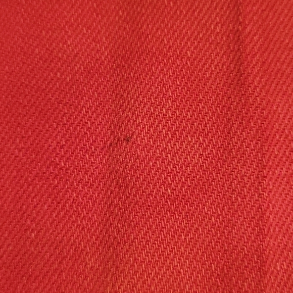 3/$30 VTG NYDJ Red Denim Midrise Ankle Holiday Jeans 34 x 28 Size 10 - Picture 7 of 10